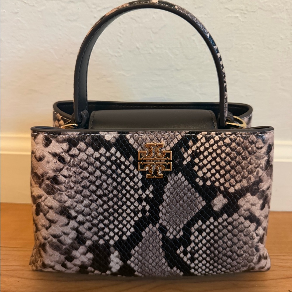 Tory Burch Snakeskin Patterned Mini Handbag